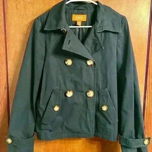 Michael Kors women’s navy blue light weight peacoat